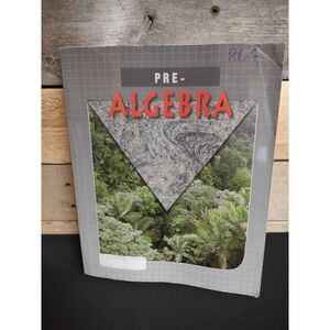 Pre-Algebra Student Paperback Textbook Hal C. Oberholzer II BJU Press